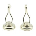 Magnet neodim oală D 36 mm cu cârlig / cuier rotativ cu 2 grade de libertare 180 / 360 - 2 buc