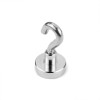 Magnet neodim oală D 16 mm filet interior și cârlig