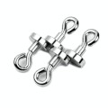 Magnet neodim oală D 16 mm filet interior și cârlig inelar 4 bucăți