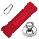 Set magnet fishing: Oală D 75, funie 6 mm, carabină cu piuliță