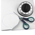 Folie magnetică autoadezivă A4 grosime 0,4 mm - tăiere cu foarfeca
