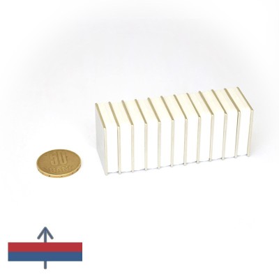 Magnet neodim bloc 30 x 25 x 1.3 mm
