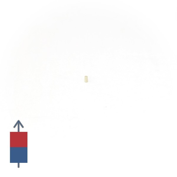 Magnet neodim cilindru 1,5 x 3 mm