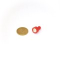 Pioneză magnetică neodim D 12 x 20 Rosu 50 bani răsturnată