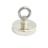 Magnet ferită oală D 80 mm cu cârlig inelar