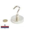 Magnet ferită oală D 80 mm cu cârlig deschis 2