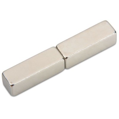 Magnet neodim bloc 10 x 10 x 30 mm două bucăți