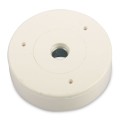 Magnet ferită inel 43 x 10 x 12,5 mm tip oală în carcasă de plastic alb verso