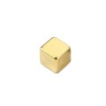 Magnet neodim cub 10 mm aurit coperta