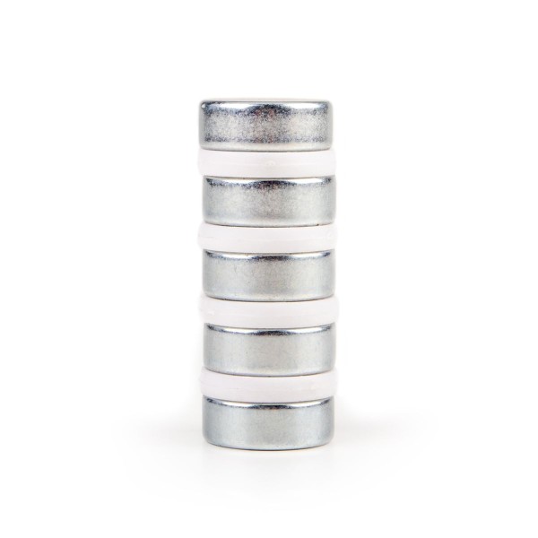 Magnet neodim disc 22 x 8 mm grup vertical
