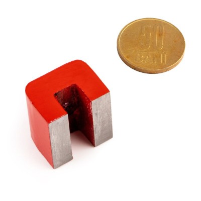 Magnet AlNiCo potcoavă 22 x 25 x 17 mm - 3
