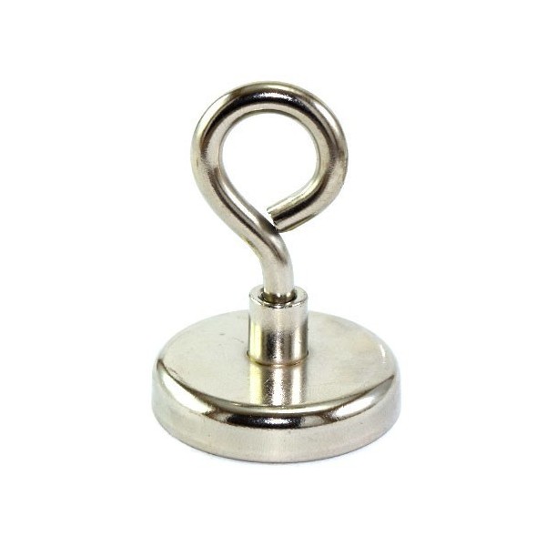 Magnet neodim oală D 42 mm cârlig inelar