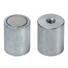 Magnet neodim oală D 13 mm x H 20 mm cu filet interior 2 buc