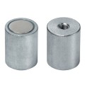 Magnet neodim oală D 13 mm x H 20 mm cu filet interior 2 buc