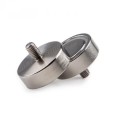 Magnet neodim oală D 25 mm filet exterior, 2 buc