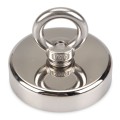 Magnet neodim oală D 80 mm cârlig inelar - fishing / pescuit