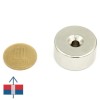 Magnet neodim inel 30 x 5,4 x 15 mm 2