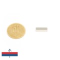 Magnet neodim bloc 15 x 4 x 4 mm cu magnetizare