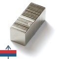 Magnet neodim bloc 10 x 10 x 01 mm 2