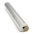 Bară magnetică D 38 x 250 mm diametru comparat cu moneda de 50 bani