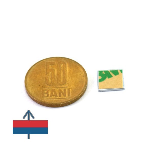 Magnet neodim bloc 10x10x1 mm 7