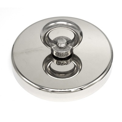 Magnet neodim oală D 120 mm cârlig inelar rotativ - magnet fishing