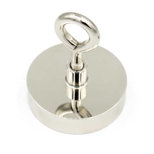 Magnet neodim oală D 48 mm cârlig inelar