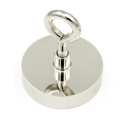Magnet neodim oală D 48 mm cârlig inelar