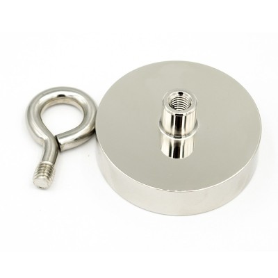 Magnet neodim oală D 48 mm cârlig inelar demontat