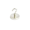 Magnet ferită oală D 40 mm cu gât filetat la interior și cârlig deschis