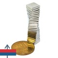 Magnet neodim bloc 10 x 10 x 02 mm 6
