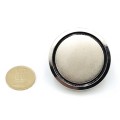 Magnet neodim oală D 48 mm cu gât filetat la interior Strong - verso