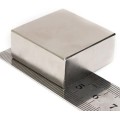 Magnet neodim bloc 40 x 40 x 20 mm cu riglă de metal