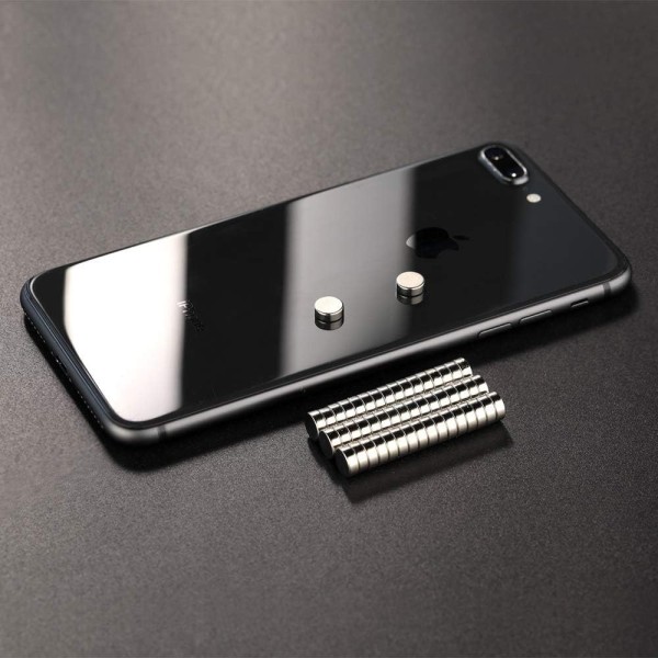 Magnet neodim disc 8 x 3 mm cu iPhone