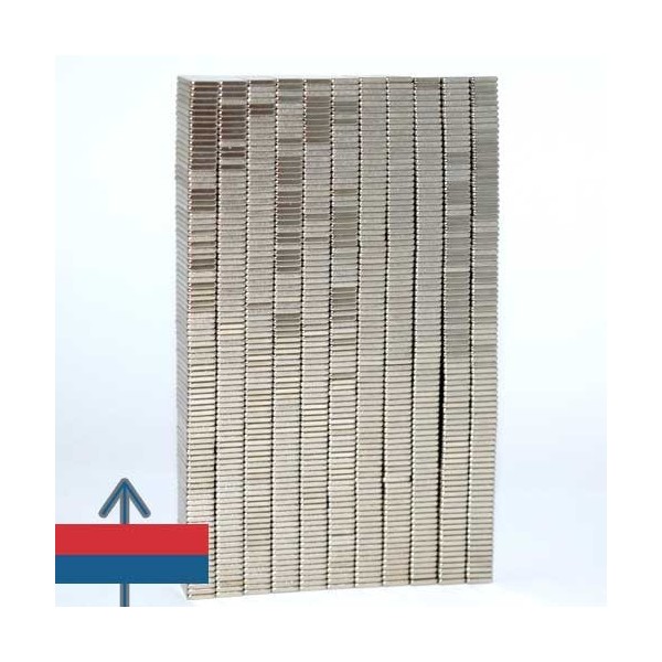 Magnet neodim bloc 10 x 05 x 01 mm 4