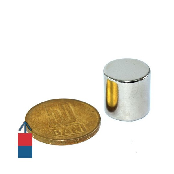 Magnet neodim cilindru 15 x 15 mm 2