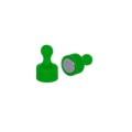 Pioneză magnetică neodim D 12 x 20 Verde