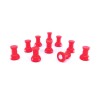 Pastilă magnetică neodim D 10,8 x 14,5 pioneză pinboard push pins - roșu