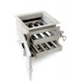 Separator magnetic cu grile magnetice tip sertar culisant pe două rânduri 208 x 205 x 270 mm cu două sertare