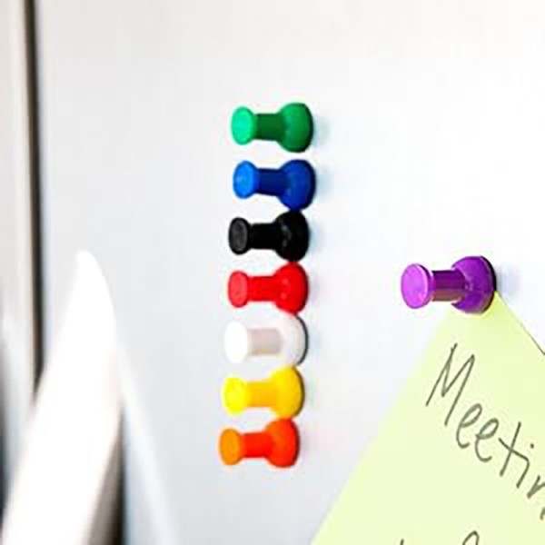 Pin magnetic neodim D 10,8 x 14,5 mm pioneză pinboard push pins - pe tablă magnetică