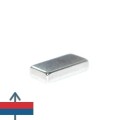 Magnet neodim bloc 10 x 05 x 02 mm 4
