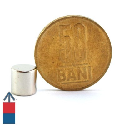 Magnet neodim cilindru 08 x 08 mm 2