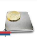 Magnet neodim bloc 40 x 40 x 05 mm - cu 50 bani