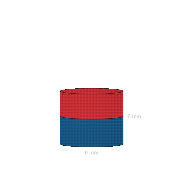 Magnet neodim cilindru 06 x 06 mm 3