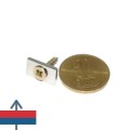 Magnet neodim bloc 15 x 09 x 02 mm D3.5D6 3