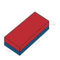 Magnet neodim bloc 15 x 05 x 05 mm C