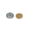 Magnet ferită oală D 25 mm filet exterior 2