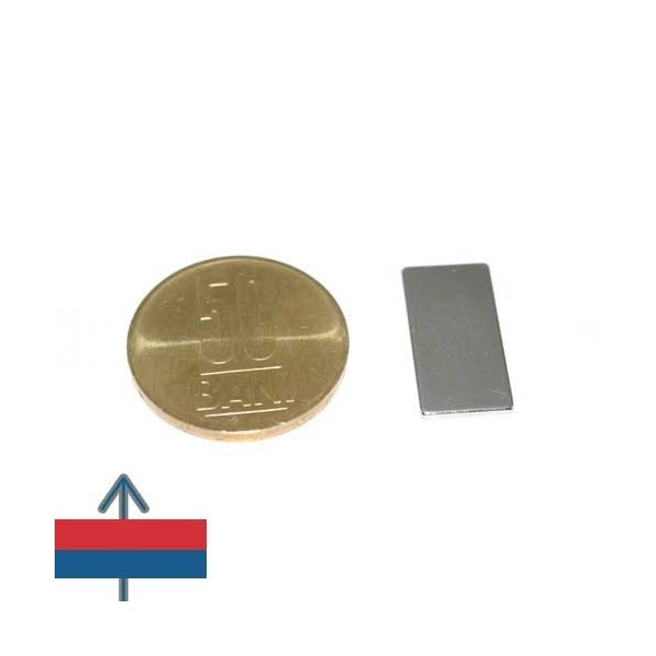 Magnet neodim bloc 20 x 10 x 01 mm 4