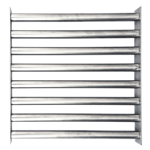 Grilă magnetică pătrată 400 x 400 x 25 mm cu 8 tuburi
