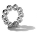 Magnet neodim inel 10 x 05 x 05 mm demonstrație magneți radiali 2